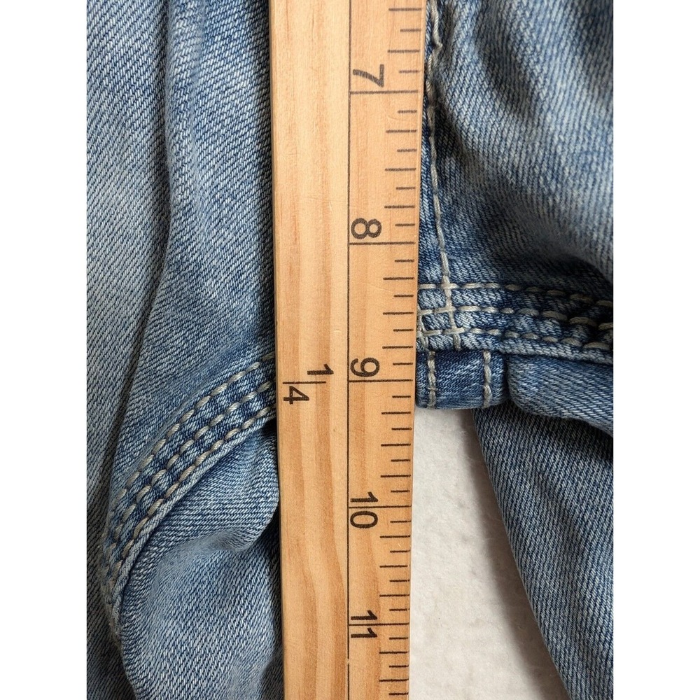 Bke Mens Jeans Size 28 x 30 Alec Skinny Distressed Cotton Blend Blue - Picture 9 of 16